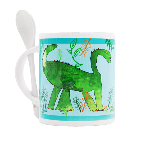 Dinosaur Mug and Spoon